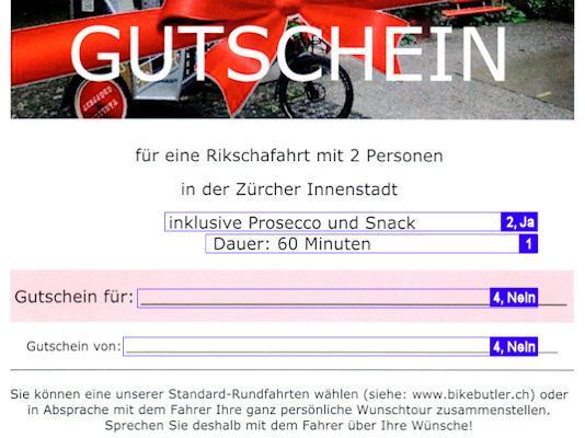 Nicht personalisierter Gutschein von Bike Butler GmbH
